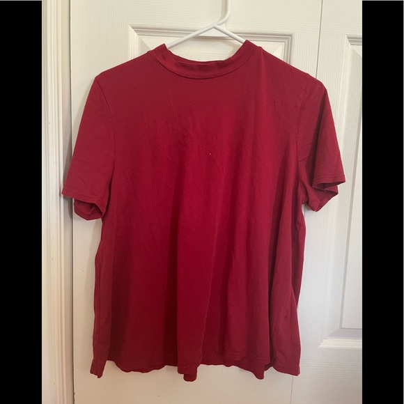 Anthropologie t.la red mock neck swing tee - Picture 3 of 3